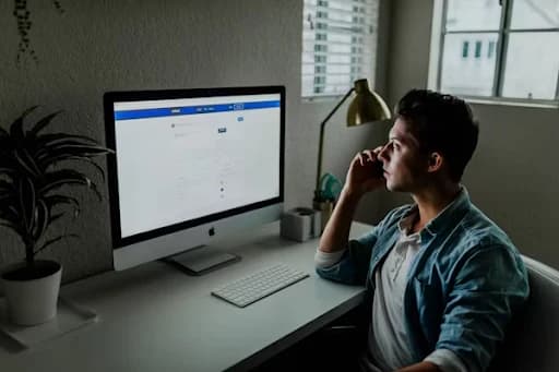 man optimizing an ecommerce business