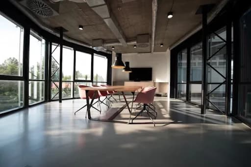 Office table with chairs